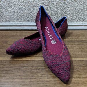 Brand New-In Box Rothy's Crimson Heather The Point